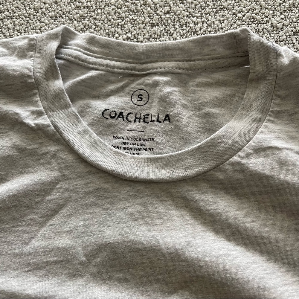Coachella Multi-Colored Pattern T-Shirt - Picture 3 of 5